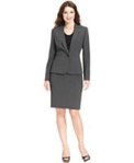 Anne Klein Grey Suit Separates Collection (skirt suit)